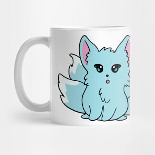 Blue Kitsune Mug